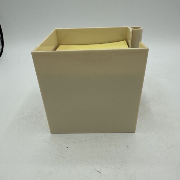 Vintage Notepad Plastic Paper Pen Holder Desk Organizer Stationery - Picture 7 of 13